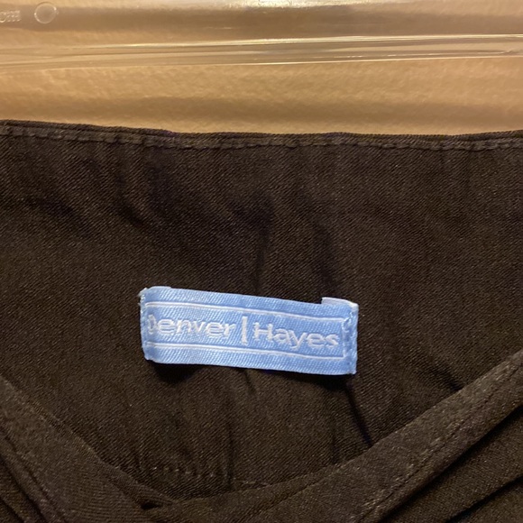 Stretchy pull on dress pants with decorative pocket - Picture 5 of 6